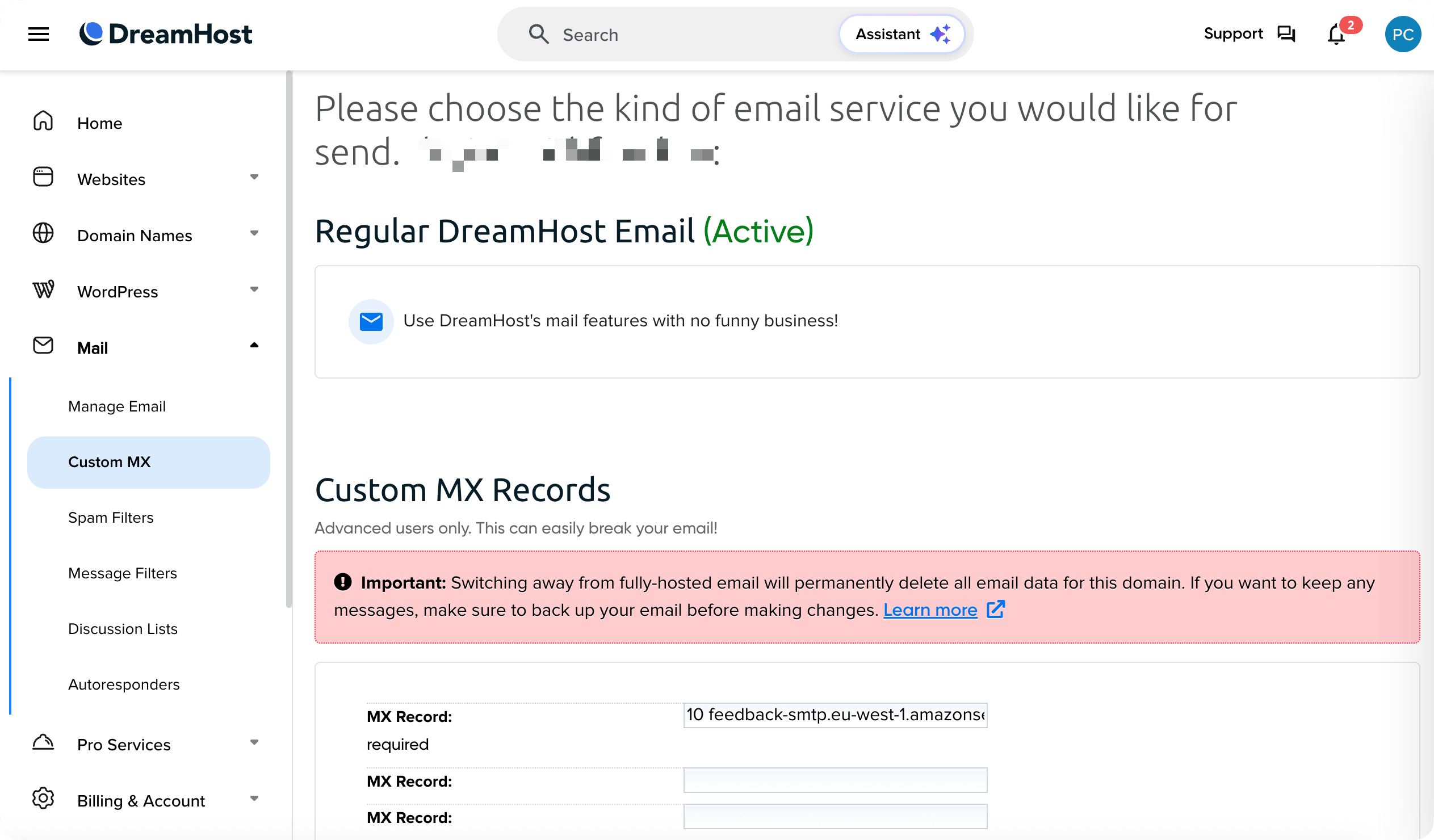 DreamHost Website