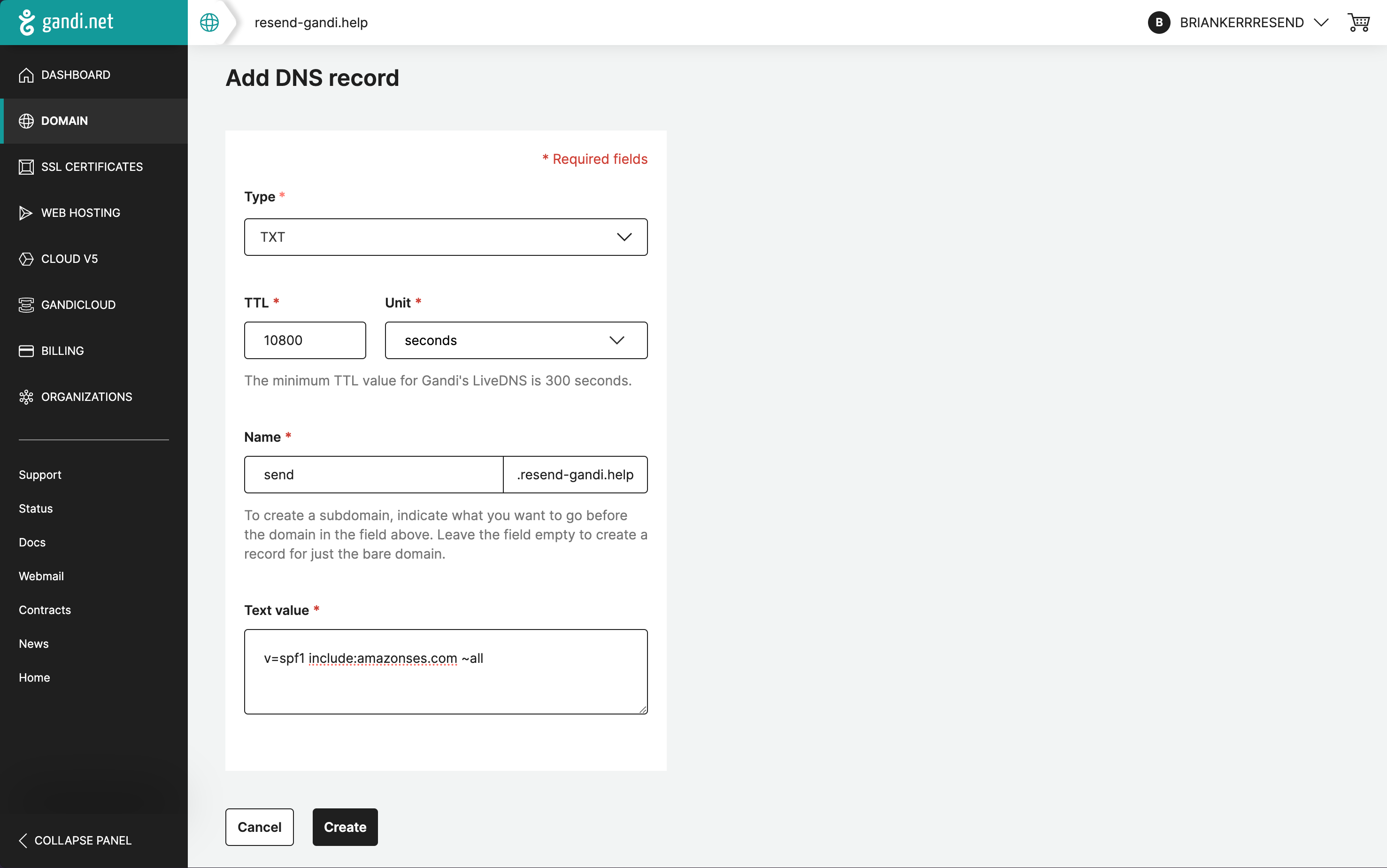 Domain Details