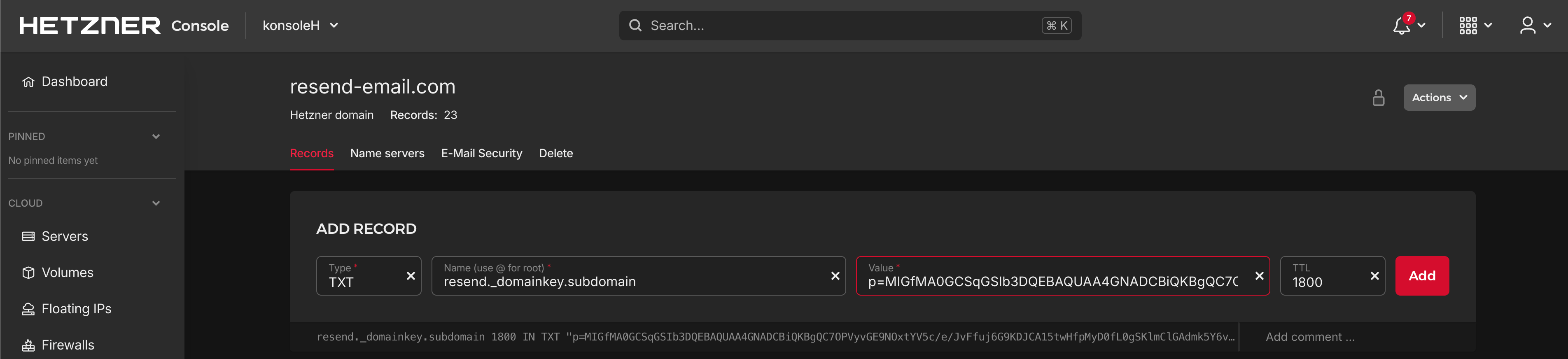 Domain Details