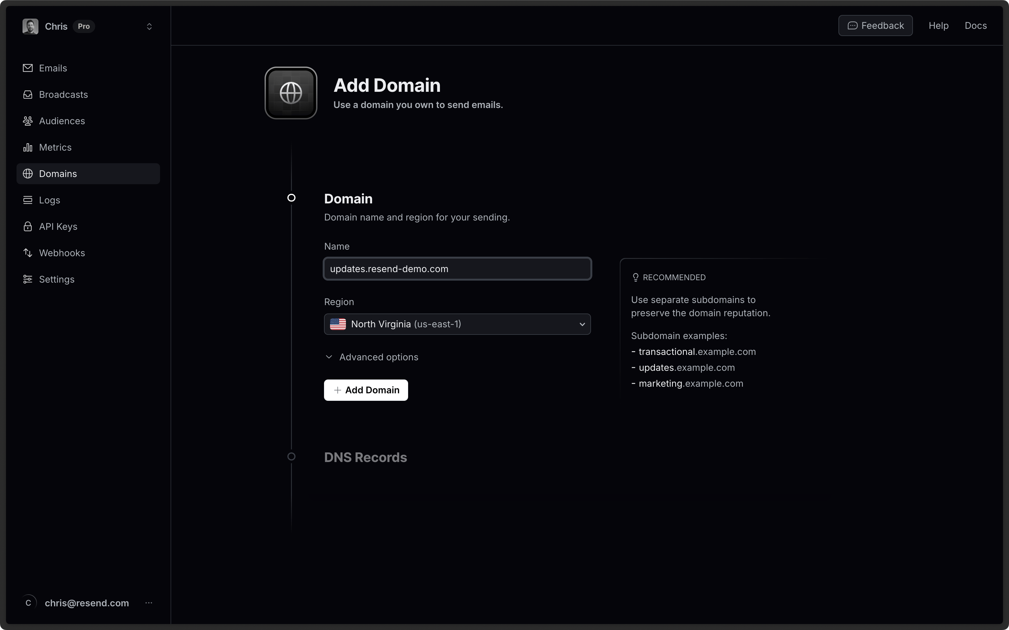 Domain Details
