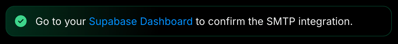 Resend Integrations settings