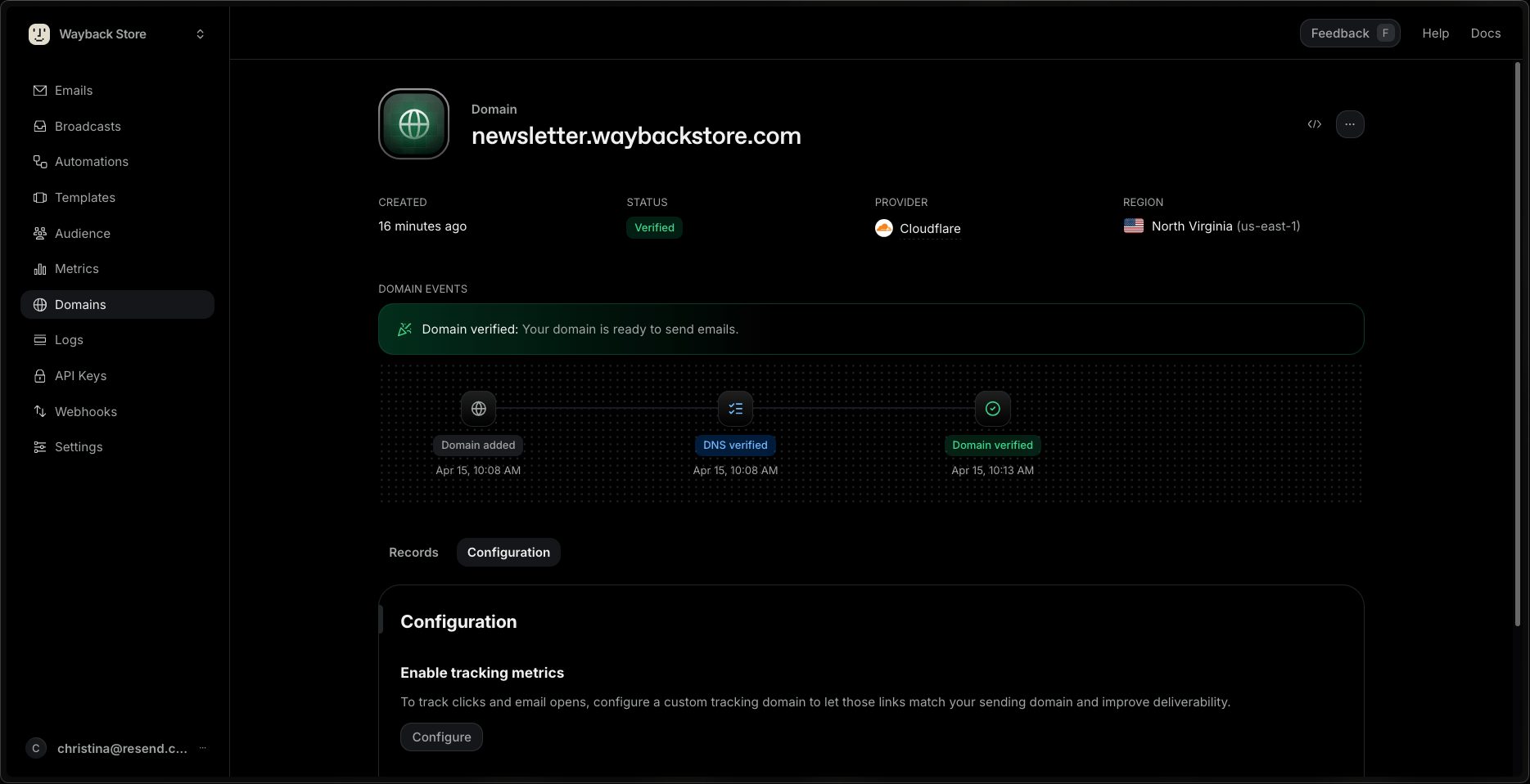 Open and Click Tracking