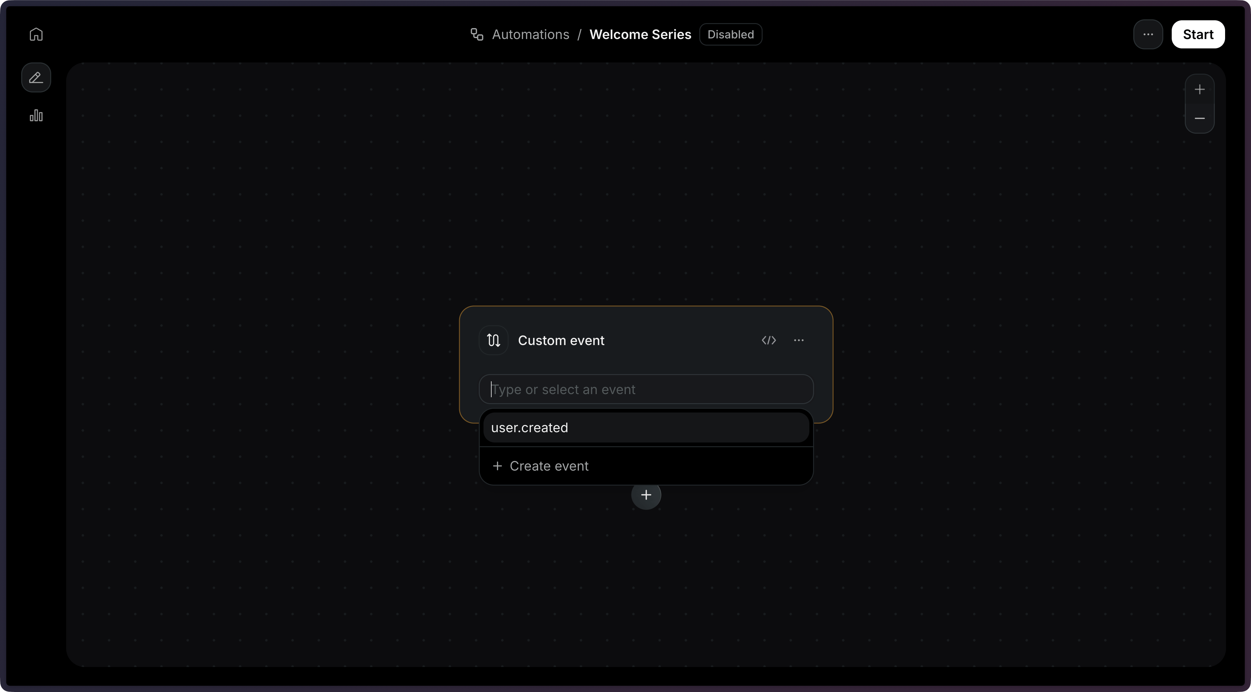 Add Custom Event