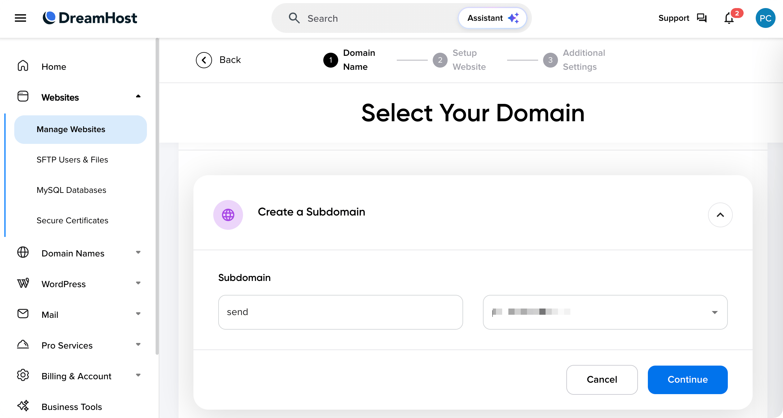 DreamHost Website