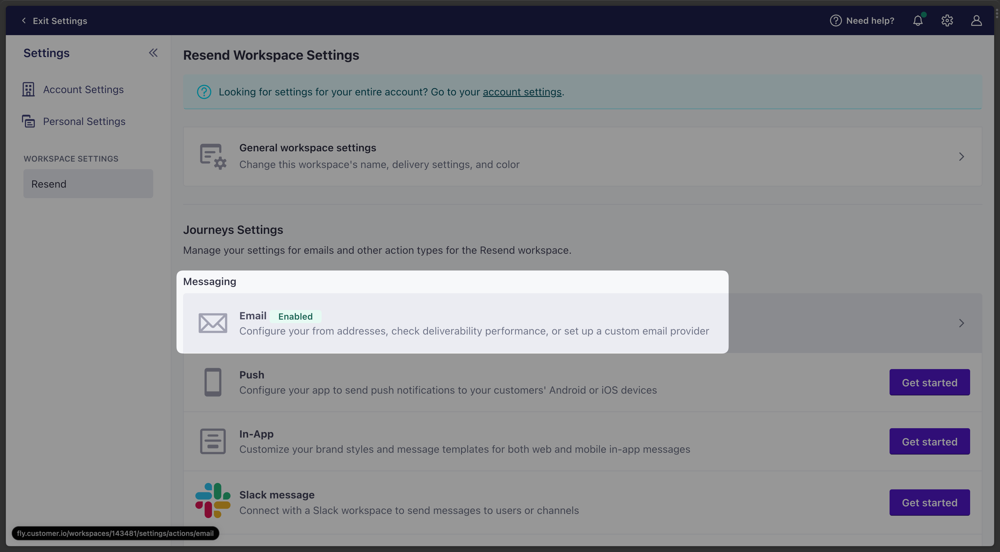 Customer.io SMTP - Email