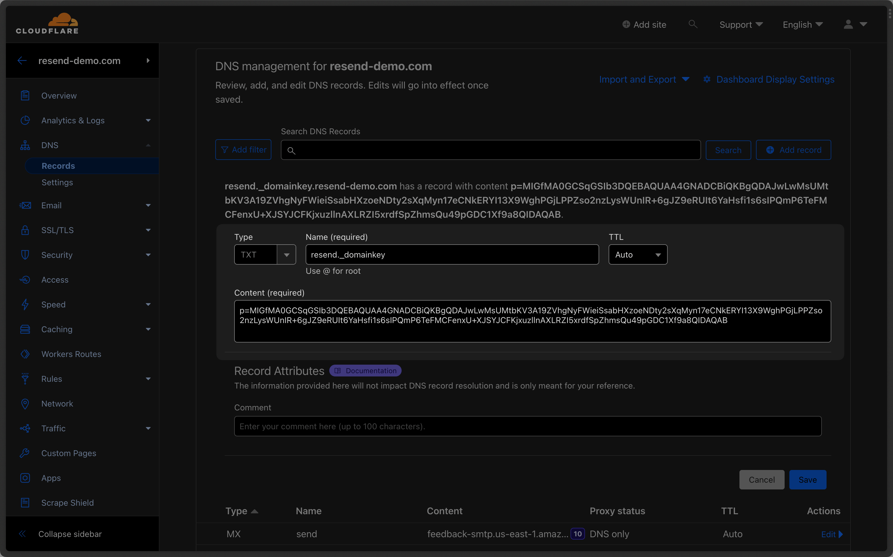 Domain Details