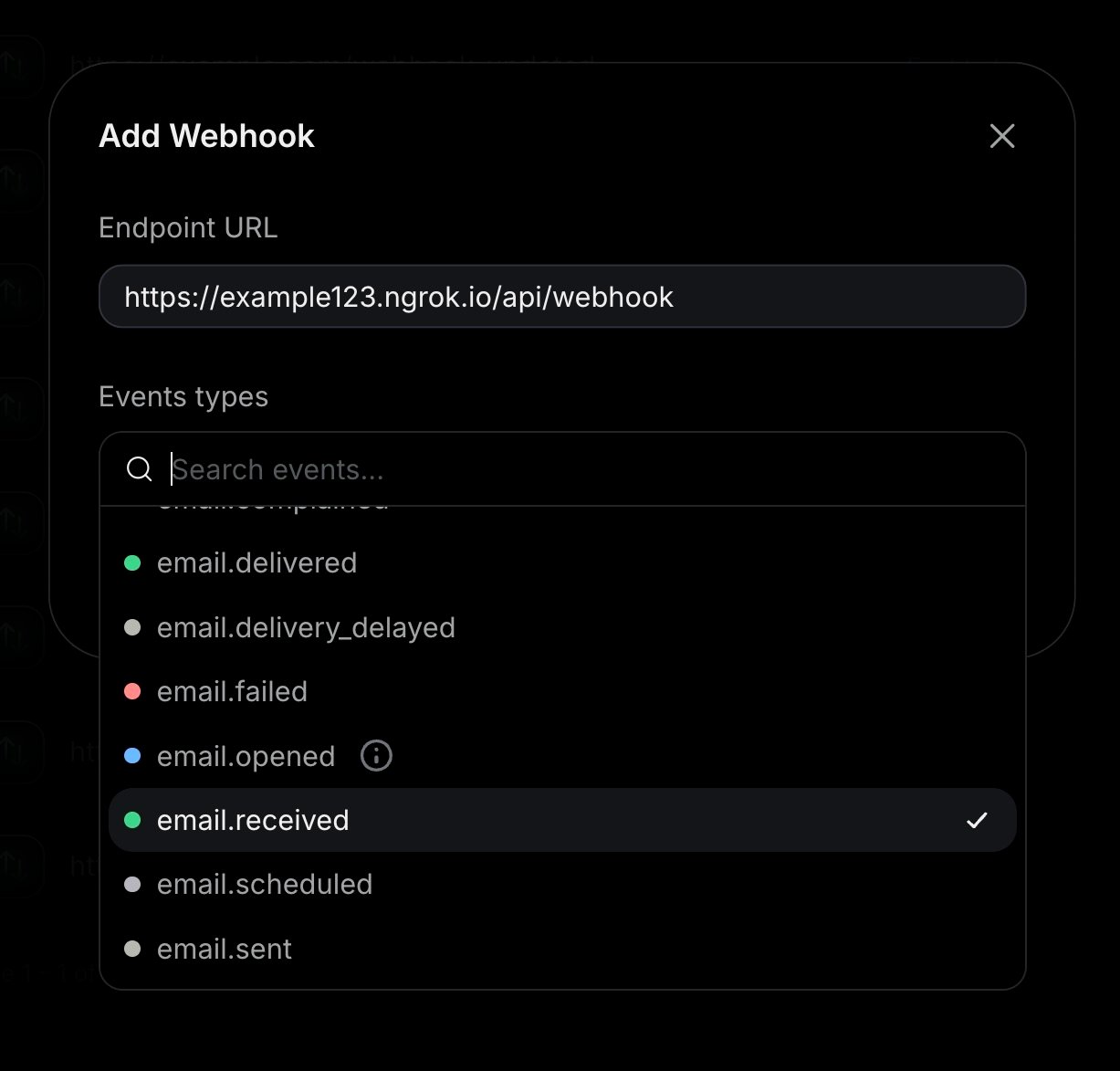Add Webhook