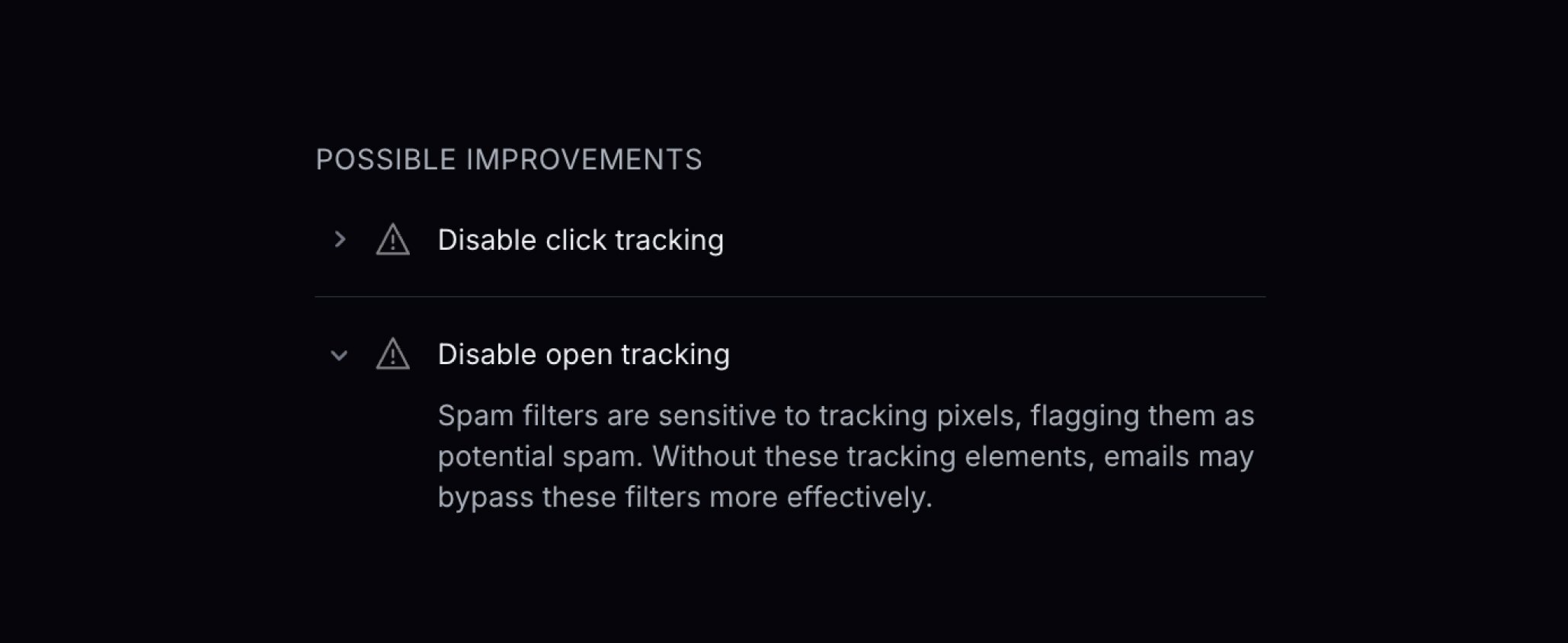 Improvement Insights