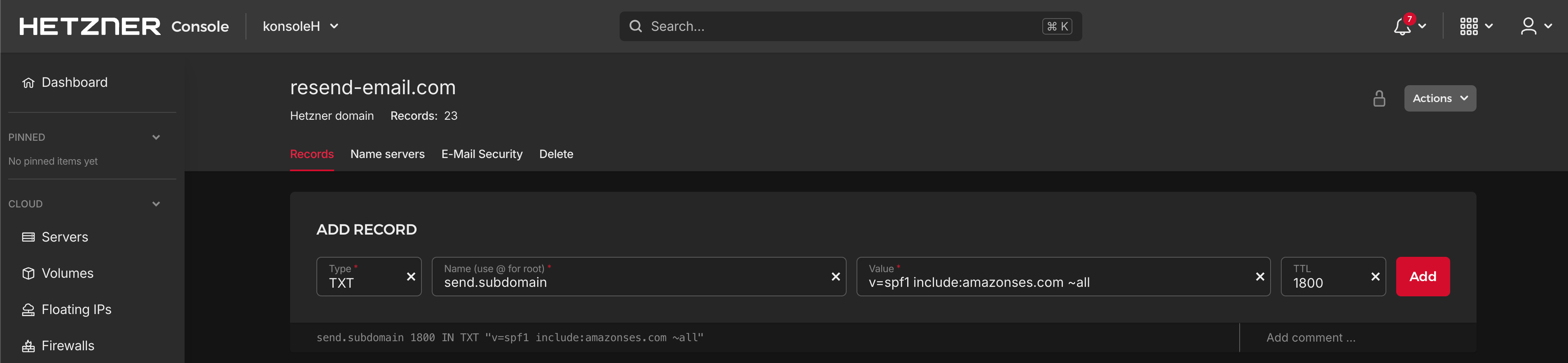 Domain Details