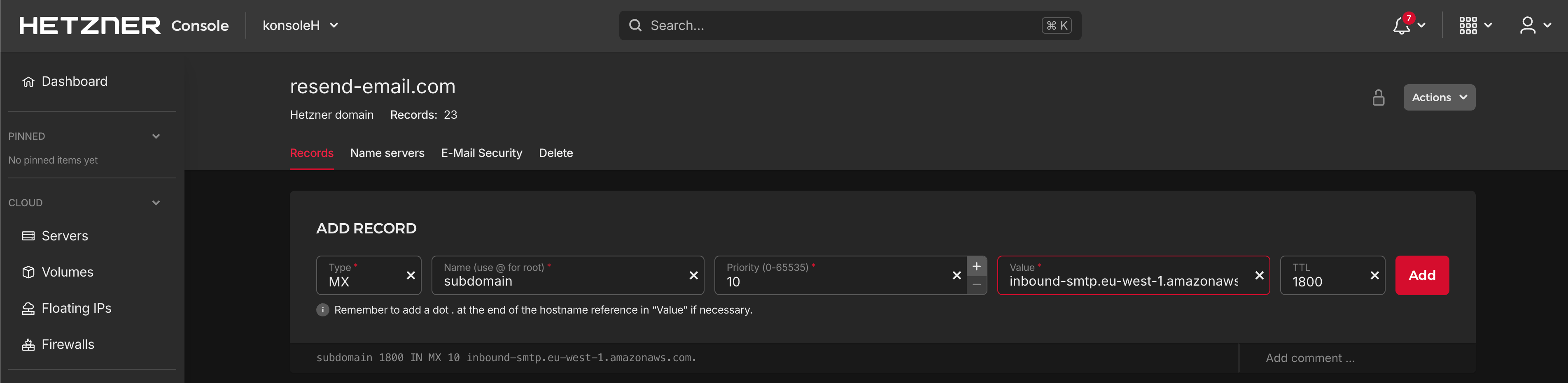 Domain Details